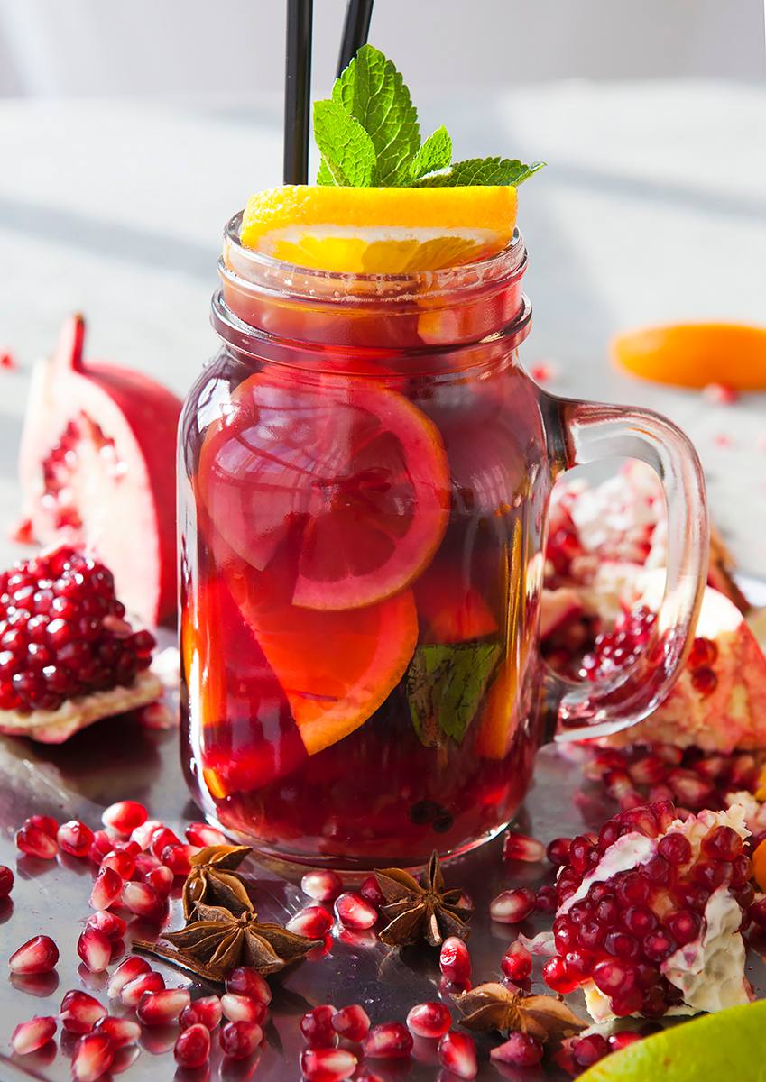 Mulled wine or Glühwein